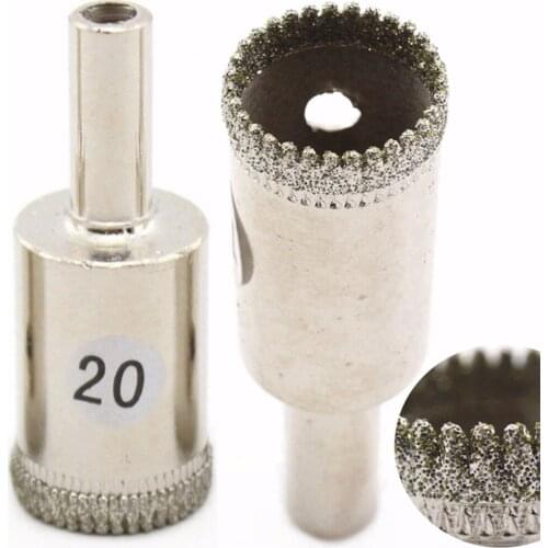 2Pcs 15-35mm Diamond Fine Tooth Hole Saw Cutter Coated Starrett Tip Drill Bits Tools for Stone Glass Tile Ceramic Marble Granite