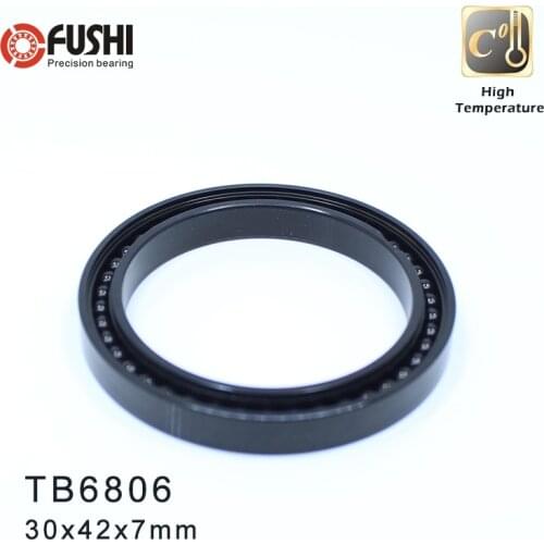 6806 High Temperature Bearing 30*42*7 mm ( 2 Pcs ) 500 Degrees Celsius Thin Section Bearings Full Ball Bearing