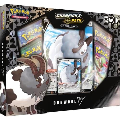 Anime Pokemon SS3.5 English Version Dubwool Champions Path Card Toy Collection Kids Christmas Gifts