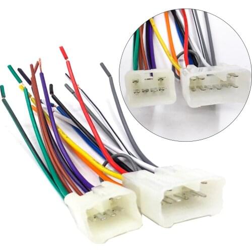 Car Wire Harness Fit For Toyota Aftermarket Radio Stereo Install Car Wire Harness Cable Adapter Wire Car Electronics Accessories