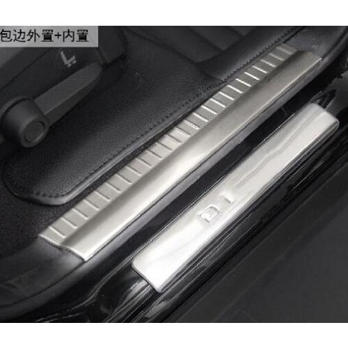 For Dodge Journey 2009-2017 High quality stainless steel 8pcs car door sills scuff footplate,protection plate,decoration bar