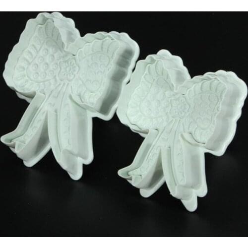 Cake Baking Cookie Mold Fondant Cake Tools 2Pcs/Set Butterfly Art Tools Cake Biscuit Plastic Mold Cutting Die