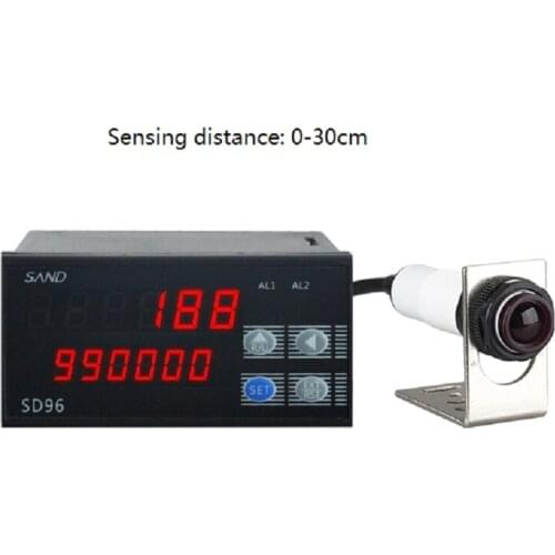 Intelligent counter automatic induction infrared counter conveyor belt sd96 conveyor assembly line electronic digital display