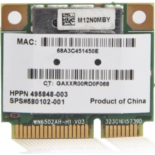 Card for HP Atheros AR5BXB92 AR9280 Azurewave mini WIFI Wireless 300M Card