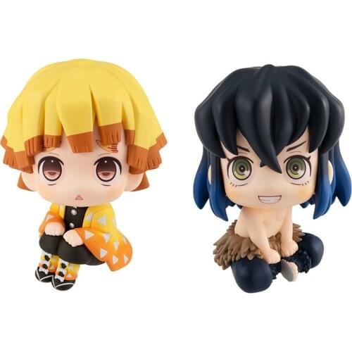 Demon Slayers Blade My Wife Zenizu Inosuke Q Version Figure Pvc Model Cartoon Toys Birthday gifts model Ornaments