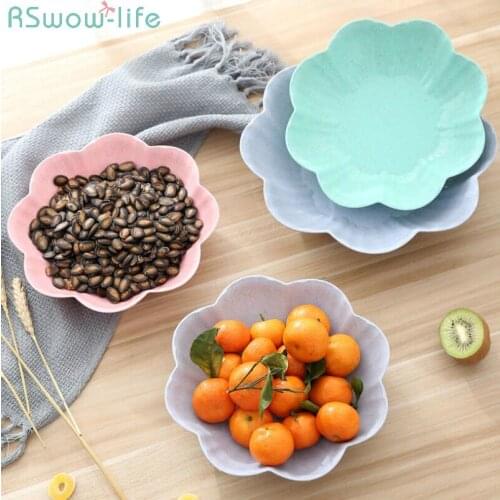 Creative European Household Fruit Pan Living Room Tea Table Plastic Candy Pan Dry Fruit Pan Office Snack Pan Fruit Candy Dish