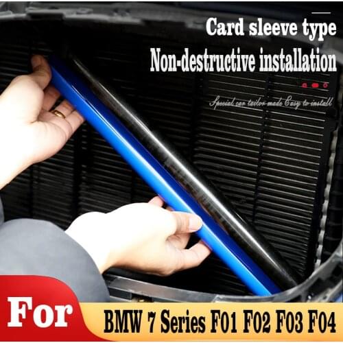 M Sport Style Front Grille Trim Strips Cover Frame Stickers For BMW 7 Series F01 F02 F03 F04 Sport Style Decorations Car Accesso