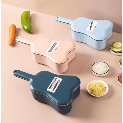 Wonderlife Stainless Steel Vegetable Slicer Mandoline Peeler Grater Set For Home Kitchen Cooking Ukulele Shape