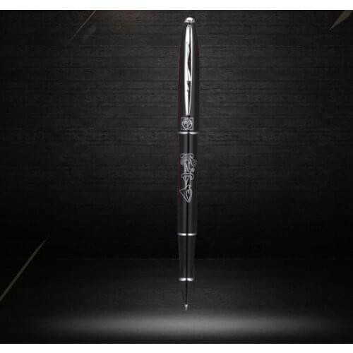 PICASSO Pure Steel Fountain Pen with 0.38mm Extra Fine Nib Smooth Writing Inking Pens for Christmas Gift Free Shipping