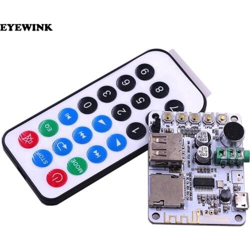 Wireless Bluetooth audio receiver board modified Bluetooth module car Bluetooth audio power amplifier modification before the Bl