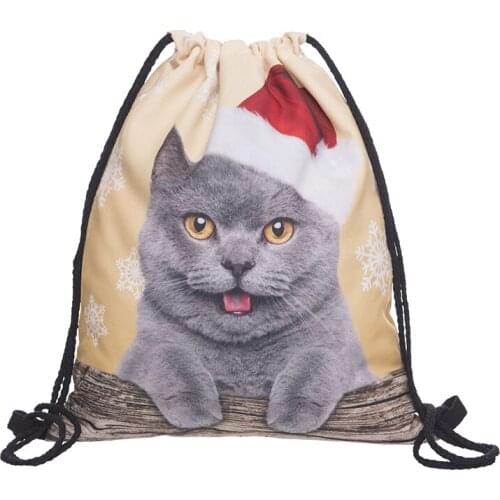 Backpack drawstring BAGS drawstring fashion 3D printing travel softback men bags unisex Womens shoulder bag knapsack bpa38383