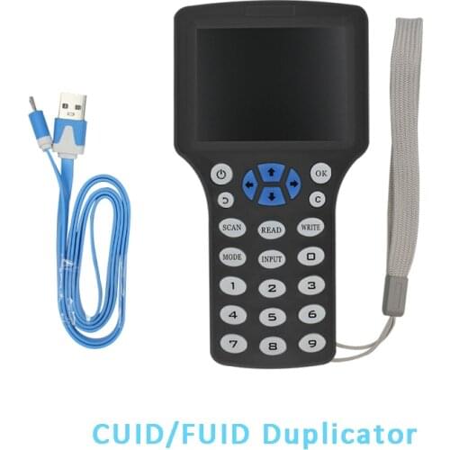 New English IC/ID RFID Reader Smart Card Writer Full Frequency Replicator DuplicatorCUID FUID Writer Encryption Crack Copier