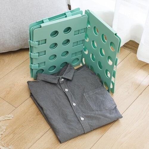 New High Quality Clothes Folder Board Portable Home Folding Storage Pegs Magic Shirts Quick Organizer PP Material Coat Holder