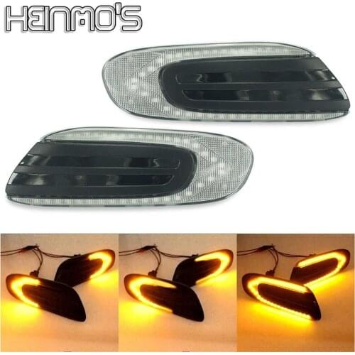 LED Dynamic For Mini Cooper F55 F56 F57 LED Side Repeater Indicator Lights For Mini Cooper Flowing Side Marker Signal Lamp Light