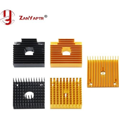 3d printer heat sink MK7 MK8 extruder aluminum block 40x40x11 mm for MK7 extruder MK8