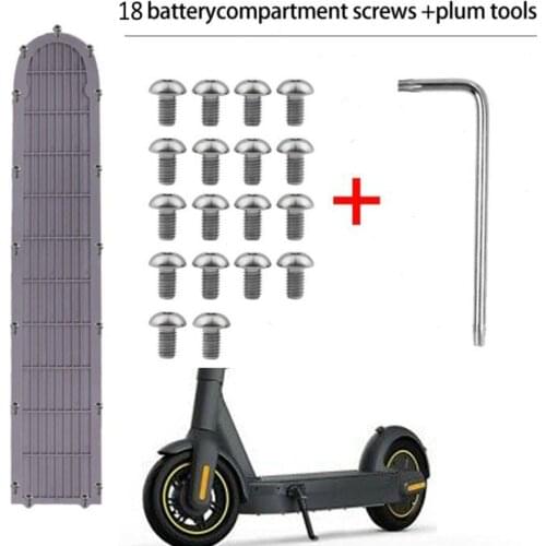 18PCS Bottom Battery Cover Screws Stainless Steel Metal Screws For Ninebot MAX G30 Electric Scooter Repaired Parts Accessories