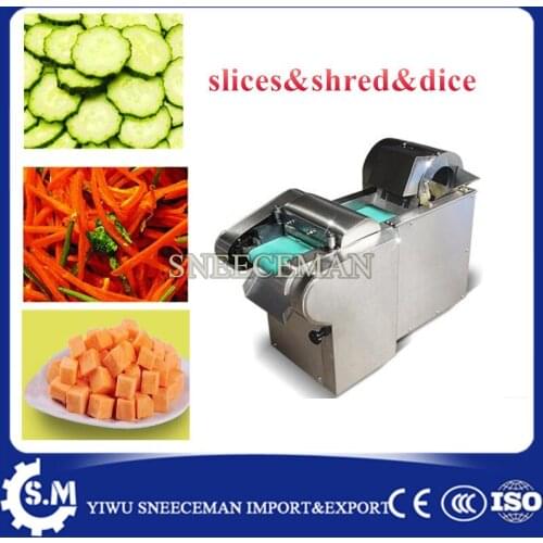 500kg/h Multifunctional electric cutting machine commercial shredding slicer for potato parrot vegetables