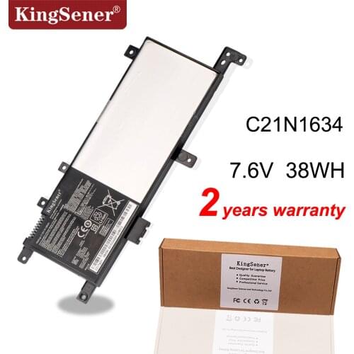 Kingsener C21N1634 Laptop Battery for Asus Vivobook R542UR R542UR-GQ378T FL5900L FL8000L X542U A580U X580U X580B V587U