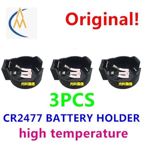 CR2477 in line plug-in CR2477 battery holder, battery holder, battery buckle, plastic battery holder, high temperature resistanc