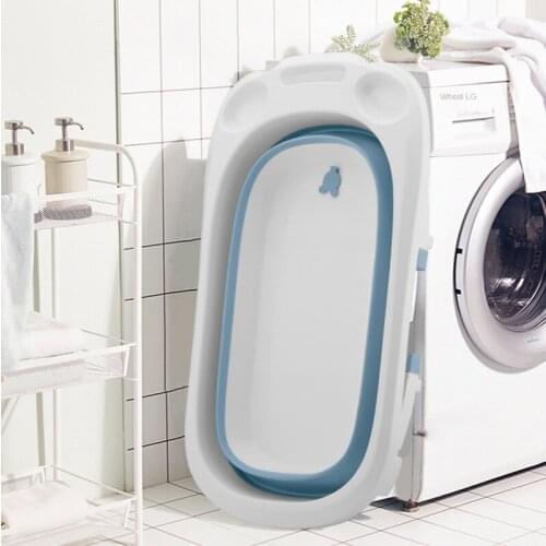 Baby Folding Tub Home Baby Bath Tub Hanging New Thickened Children Bathing Bath Baby Tub Baby Supplies