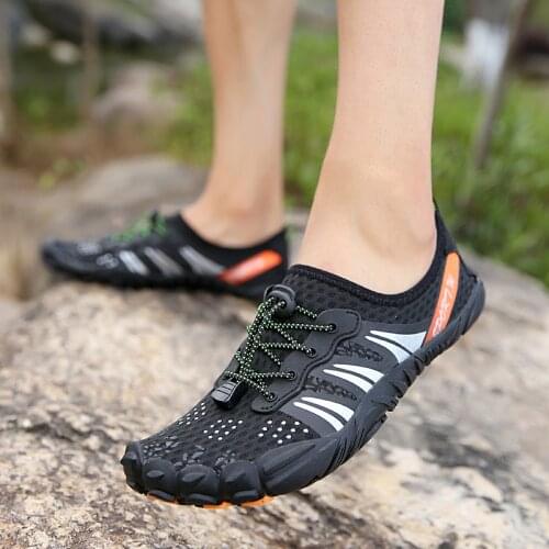 Men Aqua Shoes Barefoot Swimming Shoes Women Upstream Shoes Breathable Hiking Sport Shoes Quick Drying River Sea Water Sneakers