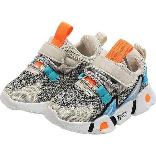 Spring Kids Shoes For Boys Sneakers Knitted Breathable Girls Fashion Toddler Running Child Casual Shoes Chaussure Enfant Sport