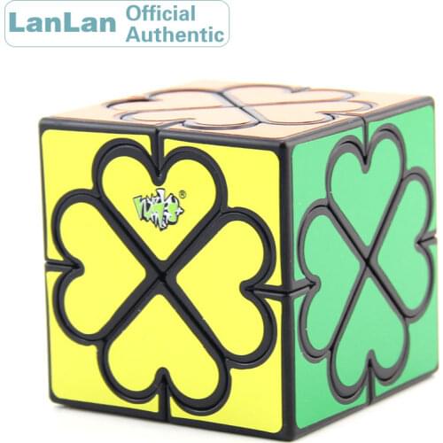 LanLan 8 Axis Heart Magic Cube Cubo Magico Professional Neo Speed Puzzle Antistress Educational Toys For Children