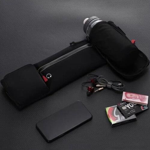 2021 New Waterproof Running Belt Fanny Pack Zip Waist Bag Phone Pouch Water Bottle Holder