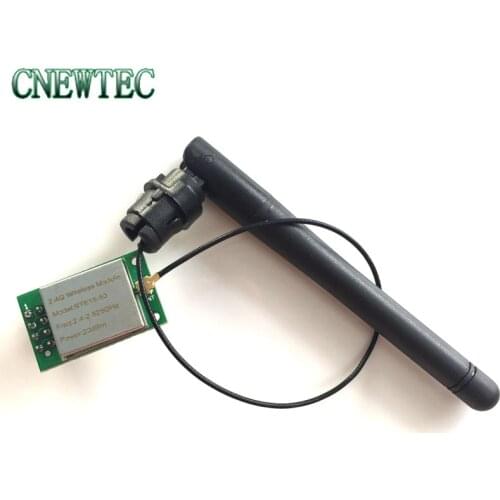 SI24R1+RFX2401C NRF24L01 SI24R1+PA+LNA wireless communication modules with IPEX+SMA antenna shielding case 2.4GHz 20dbm 1000m