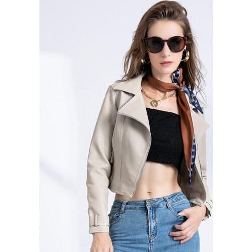 SVESIA Womens Fashion Leather Jackets