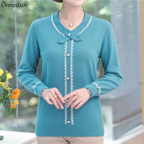 O Neck Sweater Women New Autumn Spring Pullover Long Sleeve Top Femme Women Clothing Solid Sweaters For Women