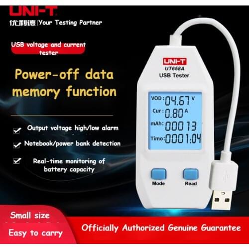 UNI-T USB Tester Digital Voltmeter Ammeter Voltage Current Amperemeter Capacity Meter Doctor For Mobilephone Tablet Power