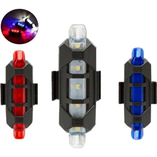 Bike Light USB LED Rechargeable 300 Lumens Bicycle Lamp Mountain Cycle Front Headlight Flashlight Bicycle Light Accessories