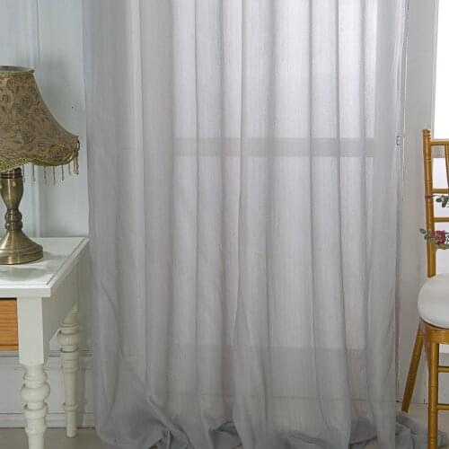 Retro Deco Home Geometric Jacquard Floral American Style Sheer Window Curtains Pencil Pleat Grommet Top for Living Bedroom