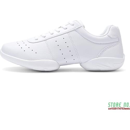Children Training Athletics Aerobics Shoes Women Breathable Fitness Sneakers Girl Soft Bottom Ladies Non-slip Dance Sports Shoes