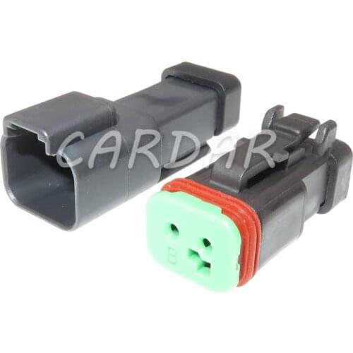 1 Set 2 Pin Deutsch DT04-2P-E005 DT06-2S-EP06 Waterproof Automotive Connector Black Auto Plug For Mazda