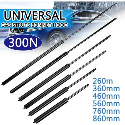 1pcs 300N 260-860mm Car Gas Strut Bars Gas Spring Hood Support Rod Shock Lift for RV Bed Window Bus Caravans