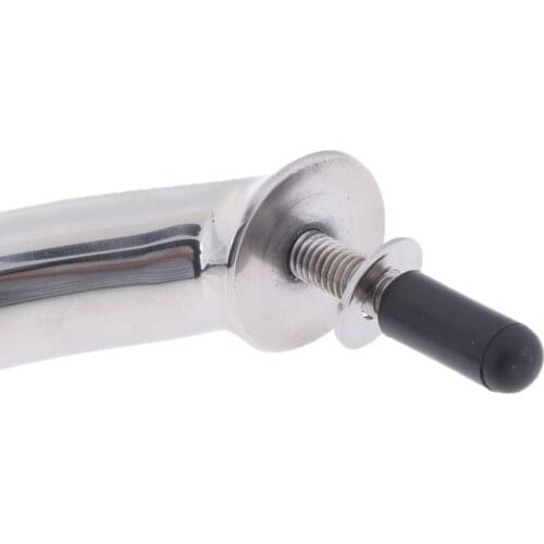 12" 300mm Boat Door Hatch Bathroom Grab Handle Handrail Round Base Rails