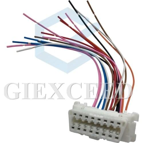 16 Pin OBD Detection Port Plug Universal OBD Plug Socket With Wiring Harness