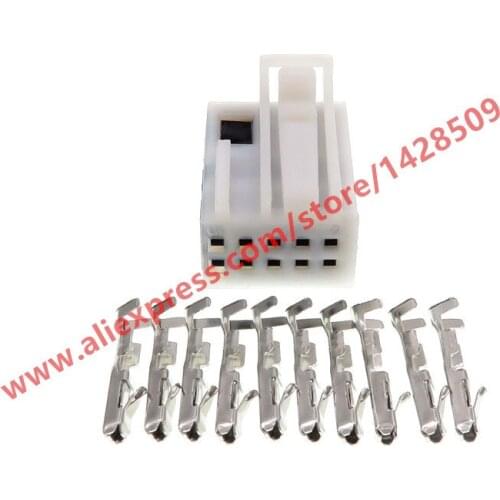 5 Sets 10 Pin Automotive Rearview Mirror Taillight Wire Socket Auto Sunroof Door Cable Connector For Benz 3-929171-1