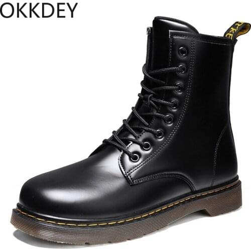 Martin Boots Mens High Gang British Windy Mens Boots Locomotive Boots Boots 2020 Autumn and Winter Mens Shoes mens boots