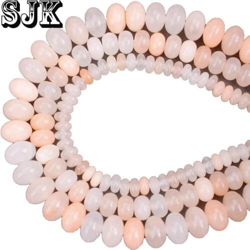 Natural Stone Spacer Beads Pink Aventurine Gasket Abacus 4 6 8mm Diy Fashion Charms Beads Handmade Jewelry Making Accessories