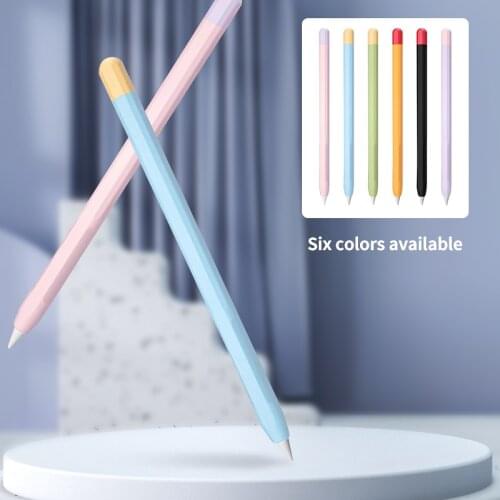 For Apple Pencil 1/2 Case Pencil case Tablet Touch Stylus Pen Protective Cover For Apple pencil 2 1st 2nd Soft Silicone Case