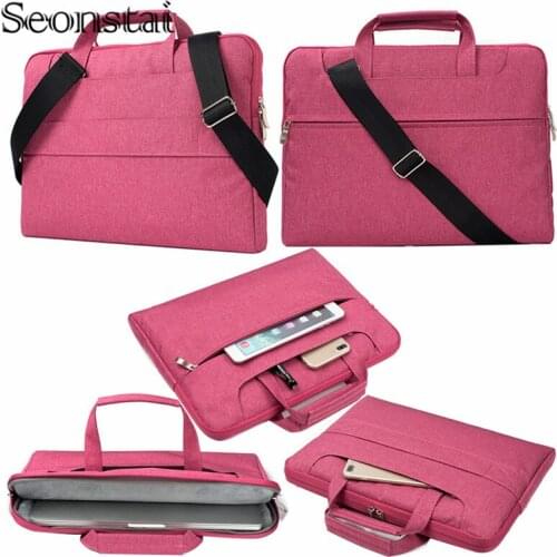 Laptop Handbag Sleeve Case Protective Shoulder Bag Notebook Carrying Case For 13 14 15.6 inch Macbook Air ASUS Acer Lenovo Dell