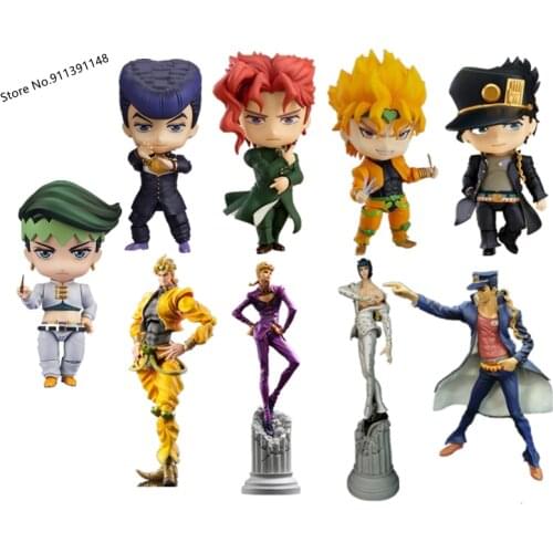 NEW Anime JOJOs Bizarre Adventure Kujo Jotaro Kakyoin Noriaki PVC Action Figure Model Toy Collection Doll Children Gifts