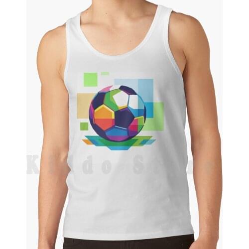 Futebol Tank Tops Vest 100% Cotton Futebol Soccer Football Sport Futbol Brazil Portugal Club Logo College Epl
