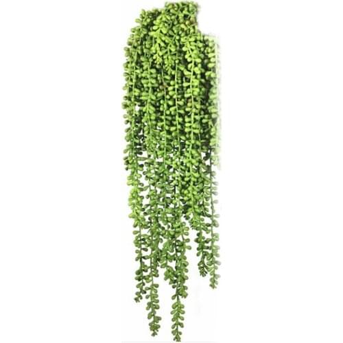 Artificial Plants Prop Flower Decoration Fake String Of Pearls For Home Garden Decor Wall Hanging