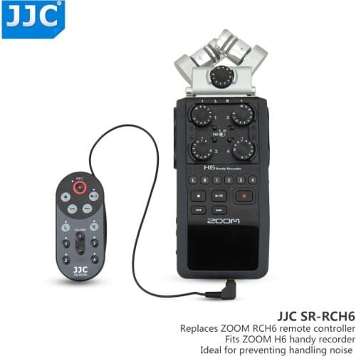 JJC 1.5m / 4.6 Feet Cable Wired Remote Control Controller Commander for Zoom H6 Handy Portable Digital Recorder replaces RCH-6