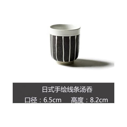Ceramic Coarse Pottery Tea Mug Drinkware Home Decor Tea Bowl Master Cup Japanese Coffee Milk Tea Cups Teaware