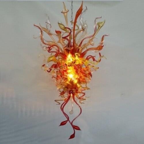 Classic Warm White Chandelier Lamps Hand Blow Glass Living Room Pendant Lamps Indoor Lighting LED Light Fixtures
